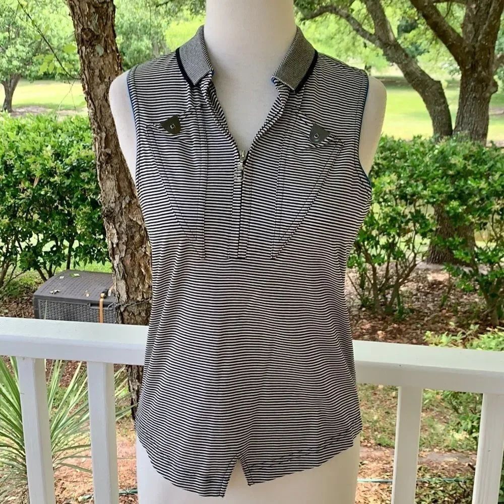 Jamie Sadock Sleeveless Golf Polo